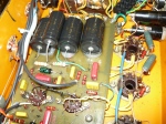 Orange Graphic 100 HV capacitors replaced & board repaired