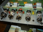 a total of five 12AX7 preamp valves (tubes)